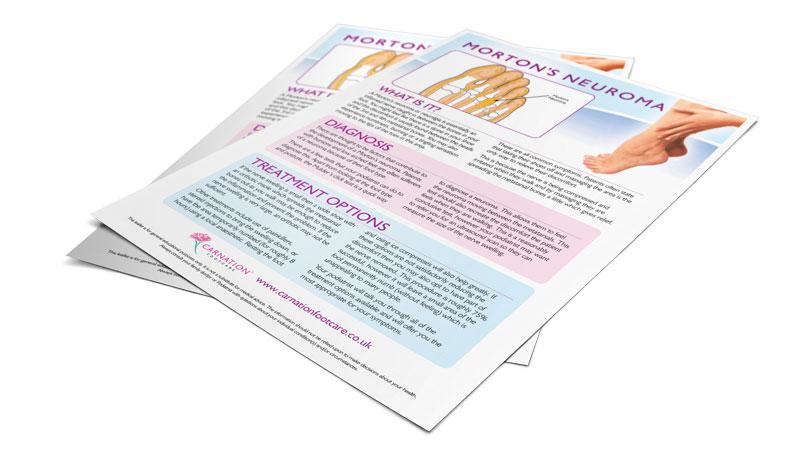 Podiatry Datasheet MORTONS NEUROMA