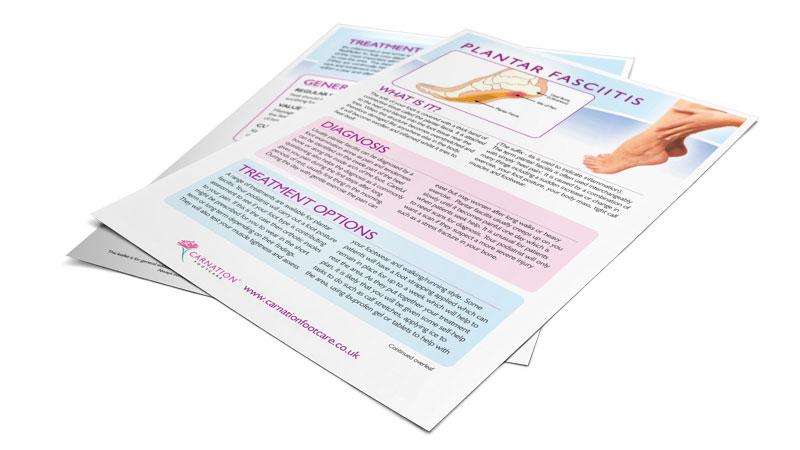 Podiatry Datasheet PLANTAR FASCIITIS