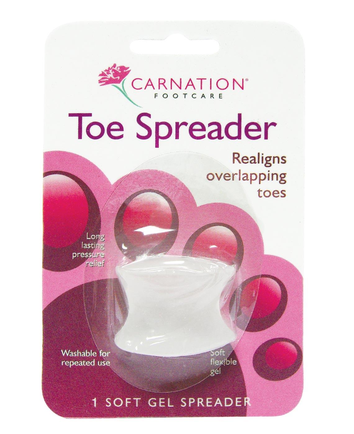 Gel Toe Spreader Carnation Footcare